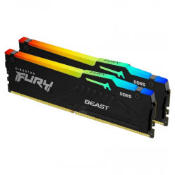 Оперативная память Kingston FURY Beast RGB, DDR5 SDRAM, 6000 МГц, 64Гб, KF560C30BBAK2-64