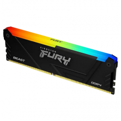 Оперативная память Kingston FURY Beast RGB, DDR4 SDRAM, 3600 МГц, 8Гб, KF436C17BB2A/8