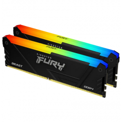 Оперативная память Kingston FURY Beast RGB, DDR4 SDRAM, 3600 МГц, 32 Гб, KF436C18BB2AK2/32