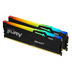 Оперативная память Kingston FURY Beast RGB, DDR5 SDRAM, 5600 МГц, 32 Гб, KF556C36BBEAK2-32