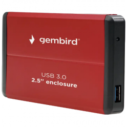 Внешний корпус Gembird EE2-U3S-2-R, Красный (EE2-U3S-2-R)