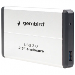 Внешний корпус Gembird EE2-U3S-2-S, Серебристый (EE2-U3S-2-S)