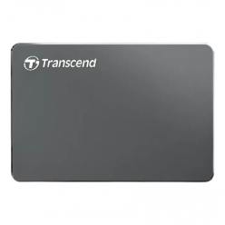 Внешний портативный жесткий диск Transcend StoreJet 25C3, 1 ТБ, Iron Gray (TS1TSJ25C3N)