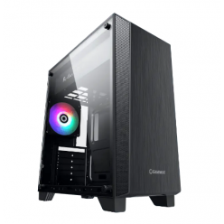 Компьютерный корпус Gamemax Nova N5, Midi-Tower, Без блока питания, Чёрный
