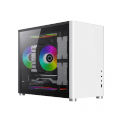 Компьютерный корпус Gamemax SPARK, Mini-Tower, Без блока питания, Белый