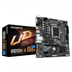 Материнская плата Gigabyte H610M H, LGA1700, Intel H610, Micro-ATX