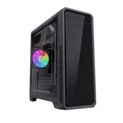 Компьютерный корпус Gamemax G561E-BK, Midi-Tower, Без блока питания, Чёрный