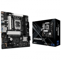 Материнская плата ASRock B860M-X, LGA1851, Intel B860, Micro-ATX
