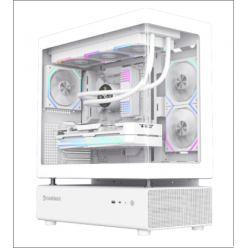 Компьютерный корпус ATX GAMEMAX N80, w/o PSU, 0.8mm, 6x120mm ARGB fans, Front&Side TG, Modular design, Vertical GPU