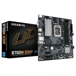 Материнская плата Gigabyte B760M D3HP, LGA1700, Intel B760, Micro-ATX