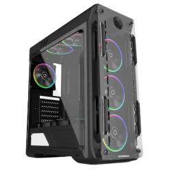 Компьютерный корпус Gamemax Optical G510, Midi-Tower, Без блока питания, Чёрный