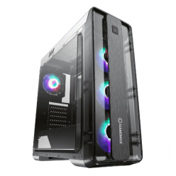 Компьютерный корпус Gamemax MoonLight FRGB, Midi-Tower, Без блока питания, Белый
