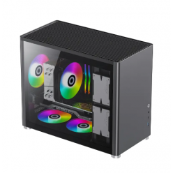 Компьютерный корпус Gamemax SPARK, Mini-Tower, Без блока питания, Чёрный