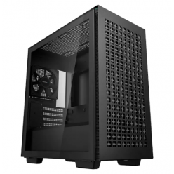 Компьютерный корпус Deepcool CH370, Mini-Tower, Без блока питания, Чёрный