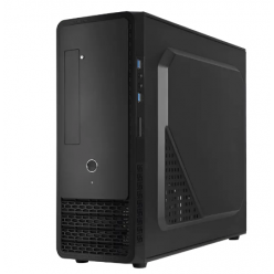 Компьютерный корпус Chieftec UC-03B-OP, Mini-Tower, Без блока питания, Чёрный