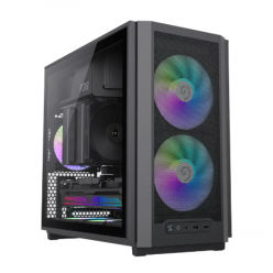 Компьютерный корпус Gamemax F36 BK, Mini-Tower, Без блока питания, Чёрный