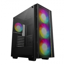 Компьютерный корпус Deepcool MATREXX 55 MESH V4, Midi-Tower, Без блока питания, Чёрный