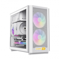 Компьютерный корпус Gamemax F36 WH, Mini-Tower, Без блока питания, Белый