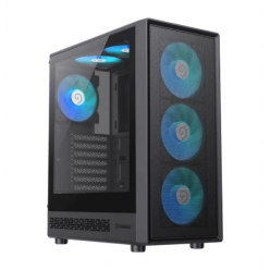 Компьютерный корпус Gamemax Storm 2 AB, Midi-Tower, Без блока питания, Чёрный