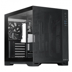 Компьютерный корпус Chieftec Visio Air, Mini-Tower, Без блока питания, Чёрный