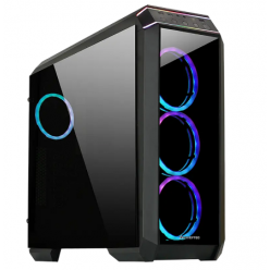 Компьютерный корпус Chieftec STALLION II, Midi-Tower, Без блока питания, Чёрный