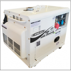 DIESEL GENERATOR JDP6000-LDE3A/400/230V/THREE PHASE/ATS - Silent Type, Air-cooled