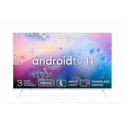 43- LED SMART Телевизор KIVI 43U760QW, 3840x2160 4K UHD, Android TV, Белый