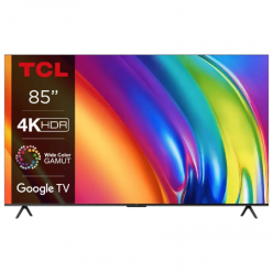 85- LED SMART Телевизор TCL 85P745, 3840x2160 4K UHD, Google TV, Чёрный