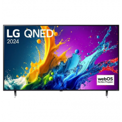 86- QNED SMART Телевизор LG 86QNED80T6A, 3840x2160 4K UHD, webOS, Чёрный