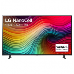 43- LED SMART Телевизор LG 43NANO81T6A, 3840x2160 4K UHD, webOS, Чёрный