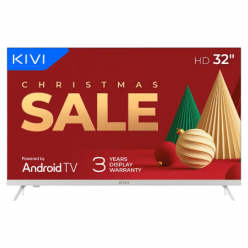 32- LED SMART Телевизор KIVI 32H760QW, 1366x768 HD, Android TV, Белый