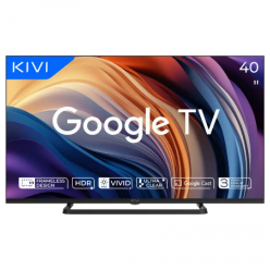 40- LED SMART Телевизор KIVI 40F710QB, 1920x1080 FHD, Google TV, Чёрный