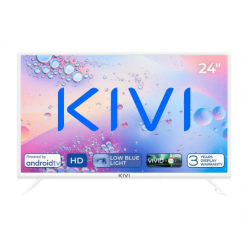 24- LED SMART Телевизор KIVI 24H760QW, 1366x768 HD, Android TV, Белый