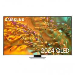 75- QLED SMART Телевизор Samsung QE75Q80DAUXUA, 3840x2160 4K UHD, Tizen 8.0, Серебристый