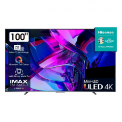 100" LED SMART Телевизор Hisense 100U7KQ, 3840x2160 4K UHD, VIDAA U7.0, Серый