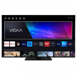 55- QLED SMART Телевизор Toshiba 55QV3463DG, 3840x2160 4K UHD, VIDAA U OS, Чёрный