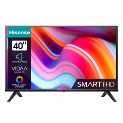 40" LED SMART Телевизор Hisense 40A4K, 1920x1080 FHD, VIDAA U6.0, Чёрный