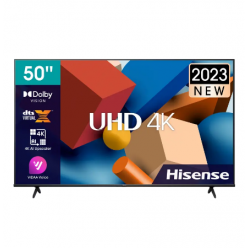 50" LED SMART Телевизор Hisense 50A6K, 3840x2160 4K UHD, VIDAA U6.0, Чёрный