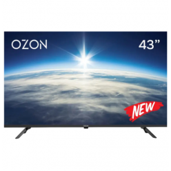 43" LED SMART Телевизор OZON H43S7000R, 1920x1080 FHD, Android TV, Чёрный