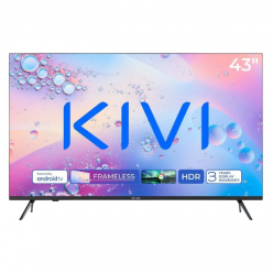 43" LED SMART Телевизор KIVI 43U760QB, 3840x2160 4K UHD, Android TV, Чёрный