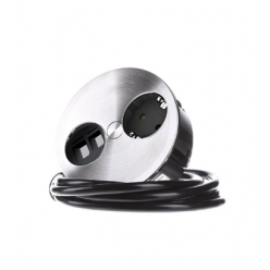 Розетка TWIST BACHMANN 1S 2P 1*SCHUKO 16 A 220 В Хром