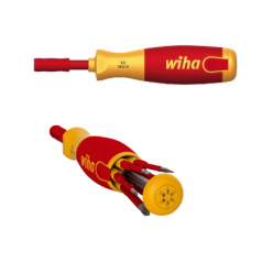 Отвёртка со сменными битами WIHA W386108 6 штук 1/4''