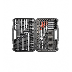 Набор инструментов 38872 1/2'', 1/4", 3/8" 128 Yato