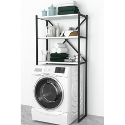 Полка для стиральной машины с металлическим каркасом Nex Home 66 х 34 х 160 см, Белый