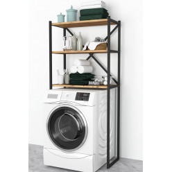 Полка для стиральной машины с металлическим каркасом Nex Home 66 х 34 х 160 см, Дуб