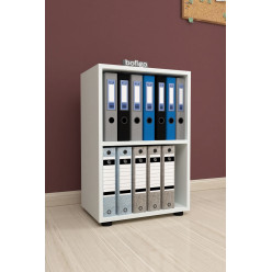 Библиотека с 2 отделениями Папка Nex Home 49 x 30 x 73 см, Белый
