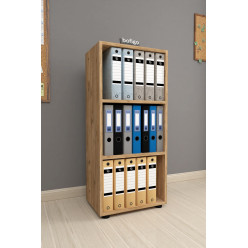 Библиотека с 3 отделениями Папка Nex Home 49 x 30 x 108 см, Дуб