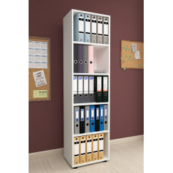 Библиотека с 5 отделениями Папка Nex Home 49 x 30 x 178 см, Белый