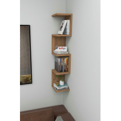 Библиотека с 4 отделениями Zigzag Nex Home 23 x 23 x 111 см, Дуб