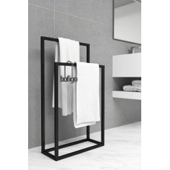 Вешалка для полотенец Nex Home 49 x 20 x 89 см, Черный